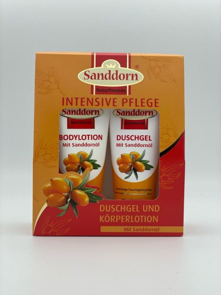 Sanddorn Geschenkbox (Duschgel/Bodylotion)