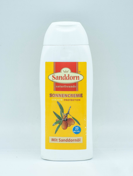 Sanddorn Naturfreunde SONNENCREME mit Sanddorn-Öl - 200 ml